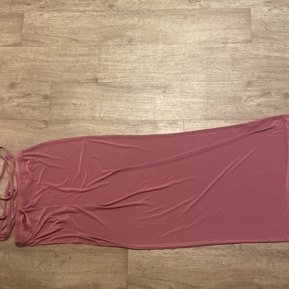 Two piece pink maxi skirt with top - Picture 4 of 4